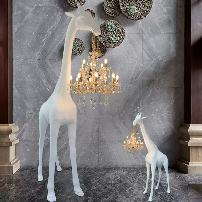 Giraffe sculpt floor lamps  (11).webp