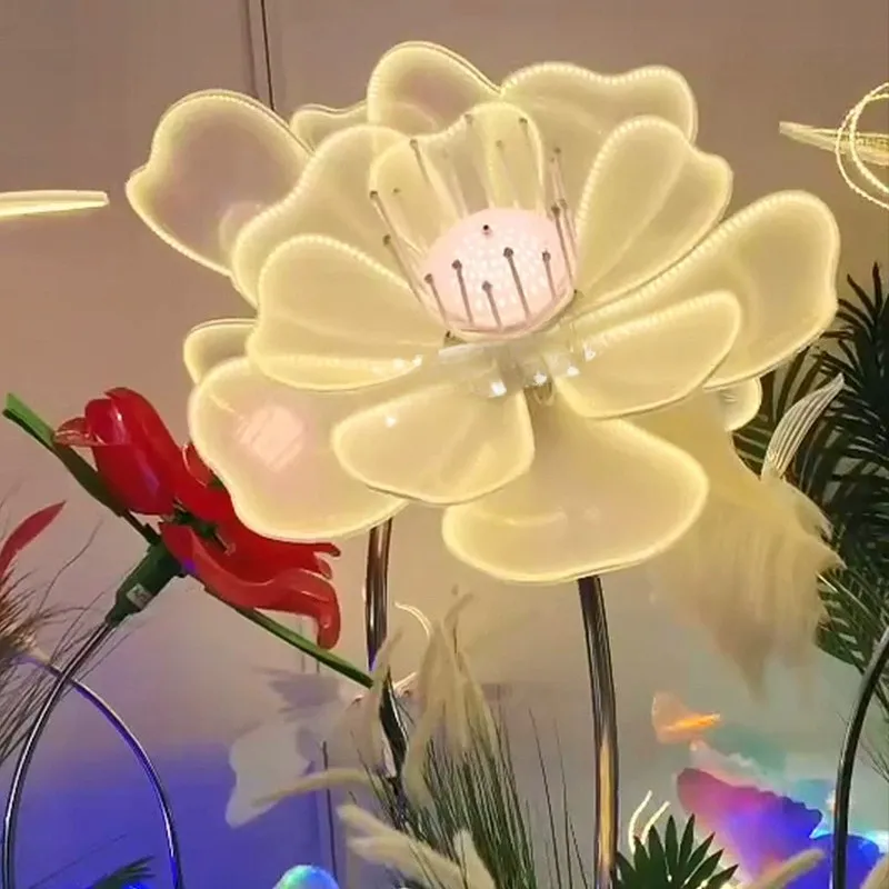 Dancing butterfly garden dynamic art lighting display