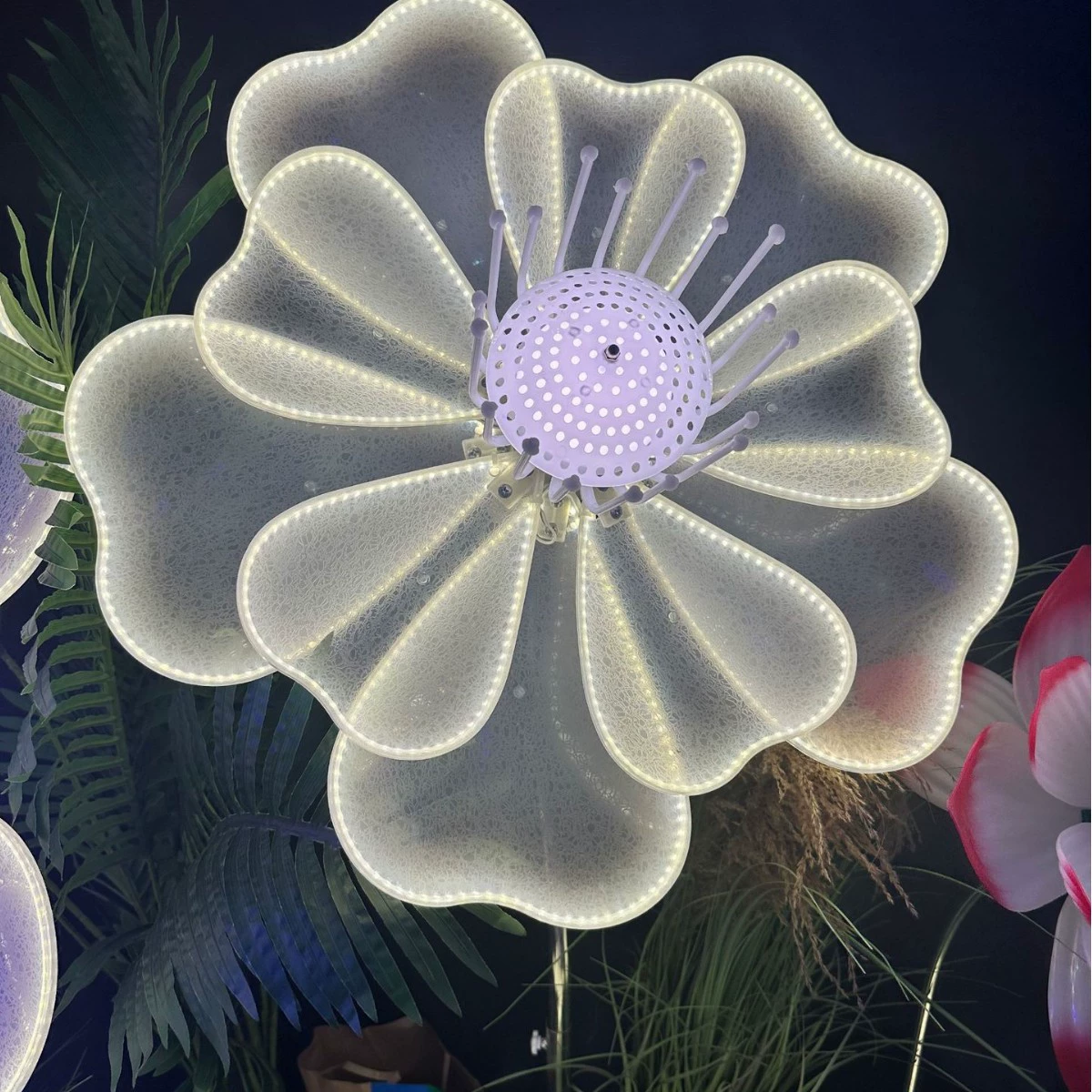 Dancing butterfly garden dynamic art lighting display