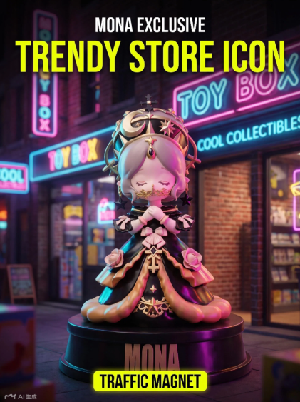 Custom Large Cartoon Character Sculpture – Anime Statue for Commercial Display, Brand IP Installatio