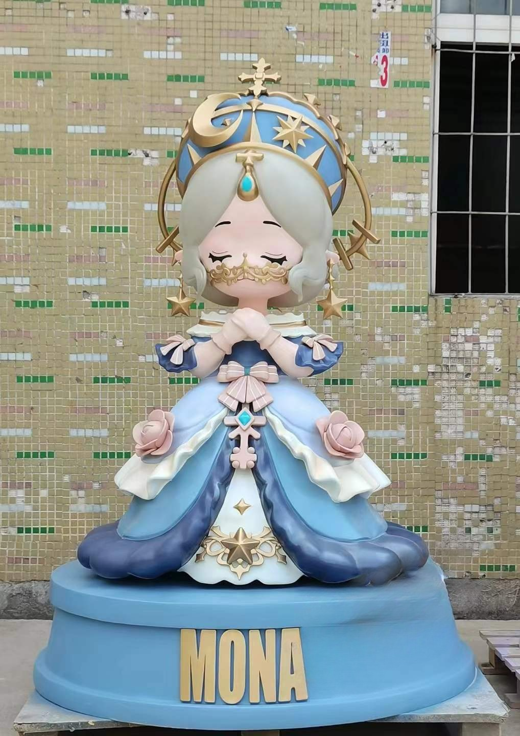 Custom Large Cartoon Character Sculpture – Anime Statue for Commercial Display, Brand IP Installation, Shopping Mall Art & Themed Exhibition