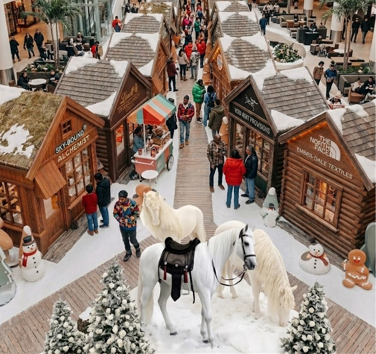  2026 Christmas Decor Trend Direction 1: Nordic Alphine scene