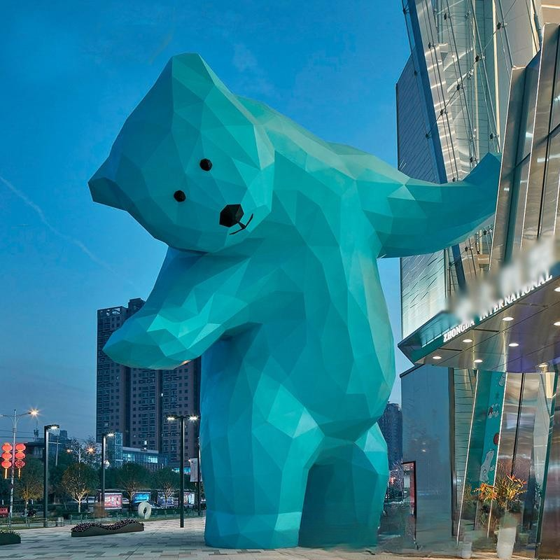 Custom Giant Modern Abstract Art Sculpture for Shopping Mall Exterior, Garden & Public Square Di