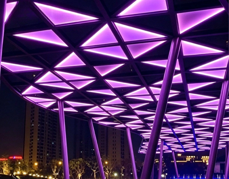 Custom Outdoor LED Tunnel Arch Lighting