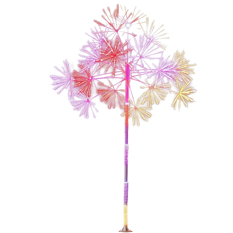 Waterproof RGB Firework LED Tree Light