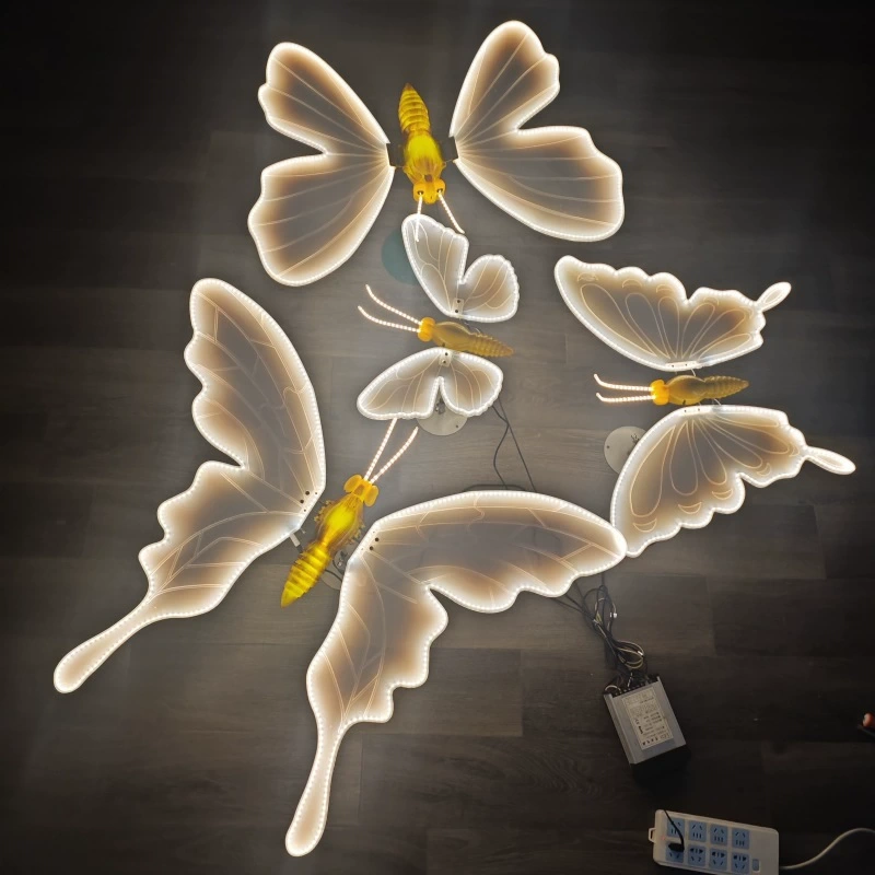 LED Butterfly Tree Light Outdoor Decor