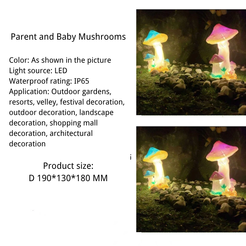 57 Outdoor LED Mushroom Fairyland Light Decor (4).webp