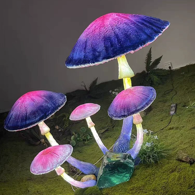 Fairyland Style Luminous LED Mushroom Outdoor Garden Decor