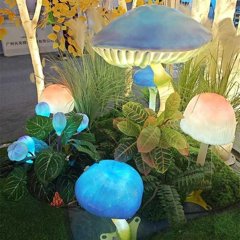 Fairyland Style Luminous LED Mushroom Outdoor Garden Decor
