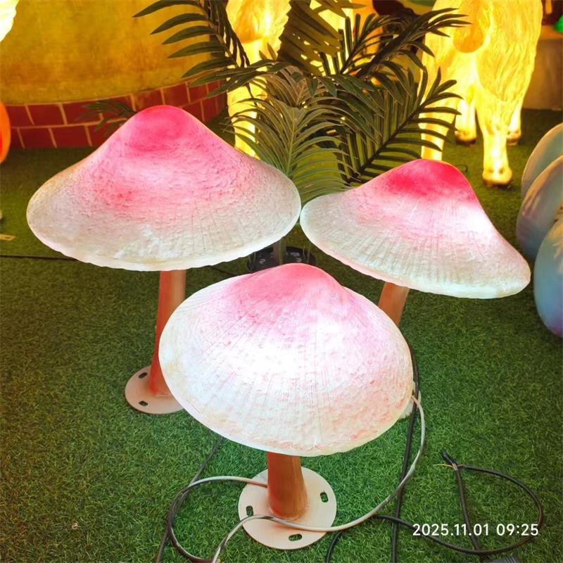 Artificial LED Mushroom Outdoor Garden Decor Lamp