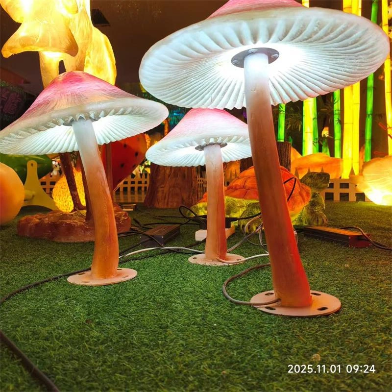 Fairyland Style Luminous LED Mushroom Outdoor Garden Decor