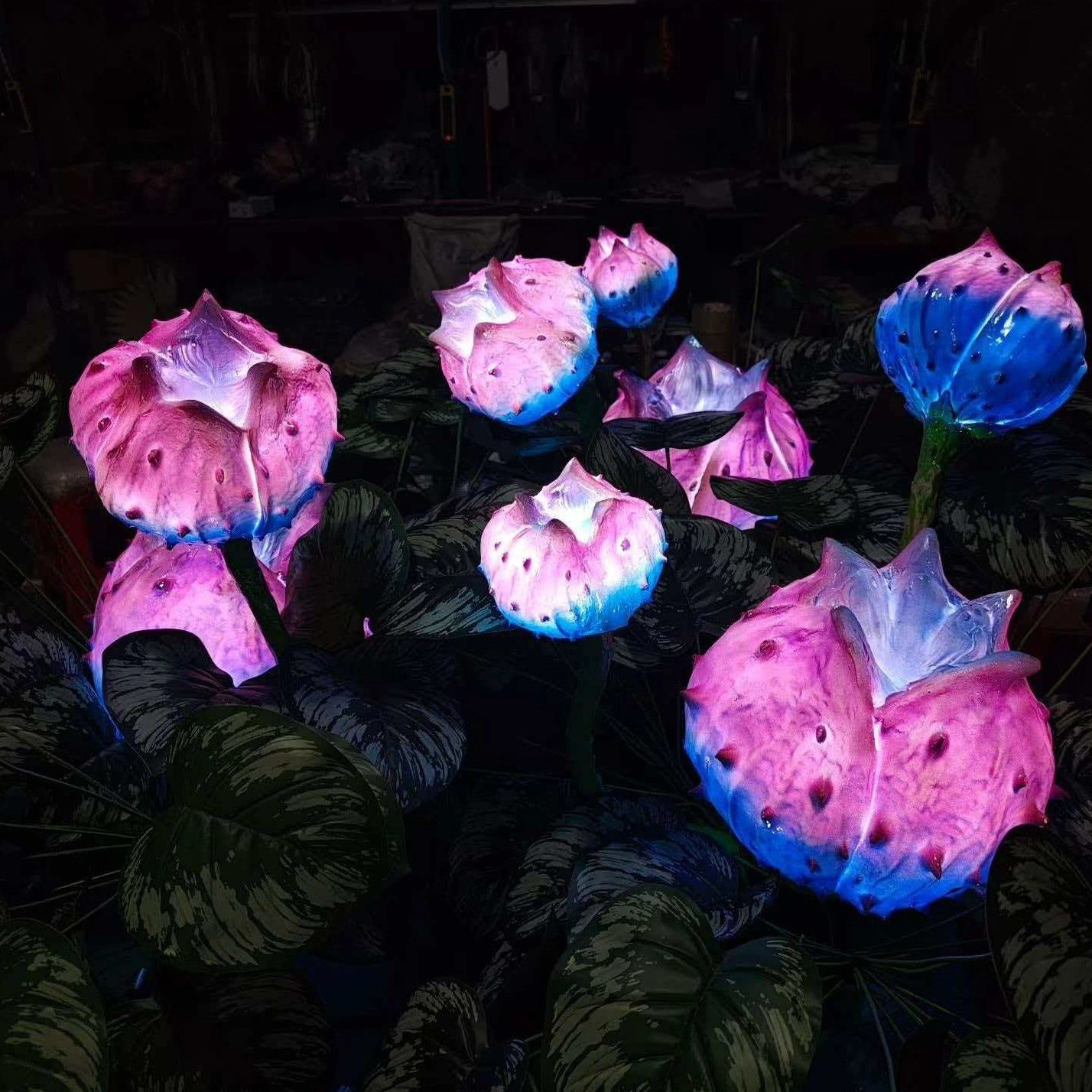 Glowing Forest LED Light Set - Corpse Flower Simulated Plant for Artificial Scenery