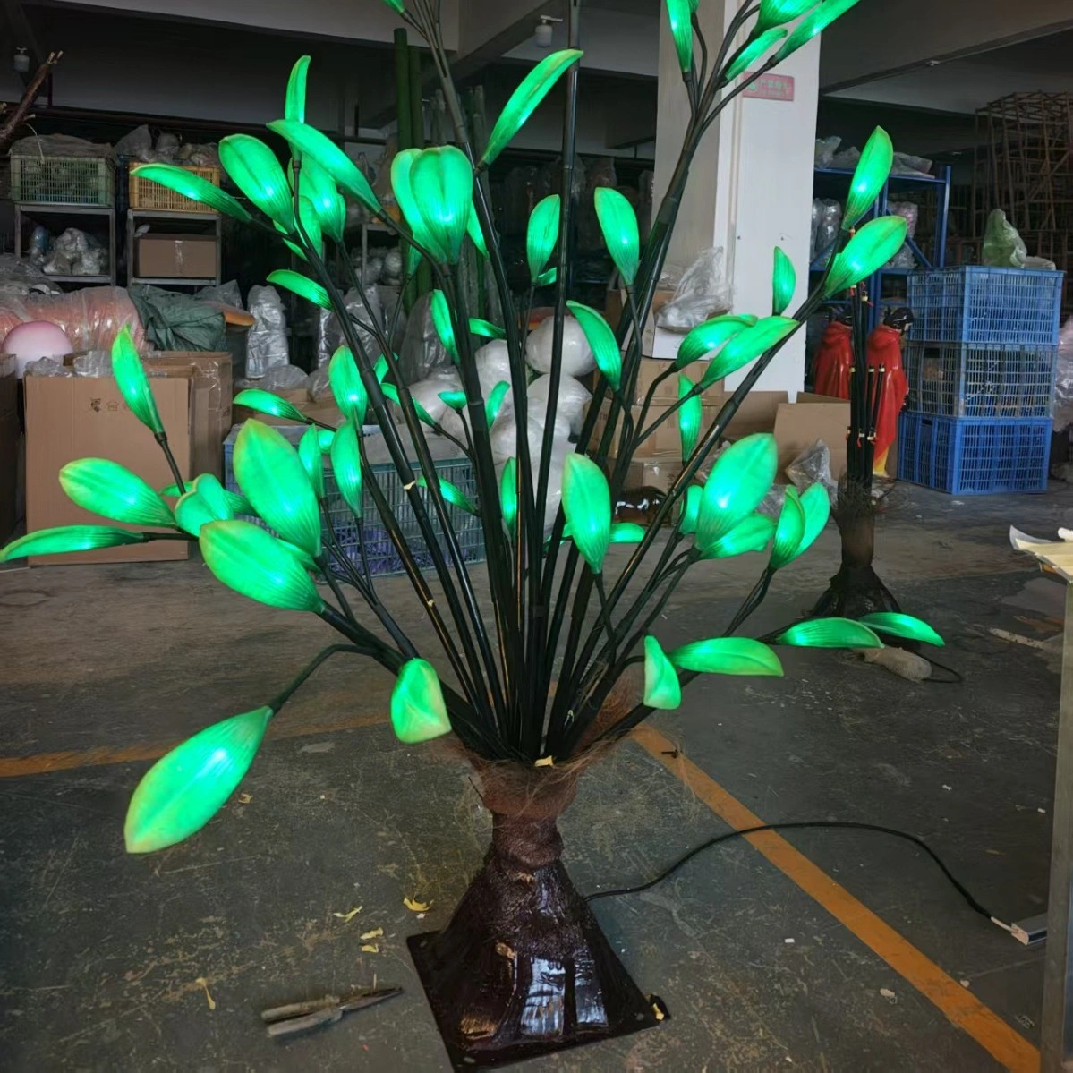 71 Glowing Forest LED Light Set -Pandoran Emerald Glow Sprays-Theme Park Construction (3).webp