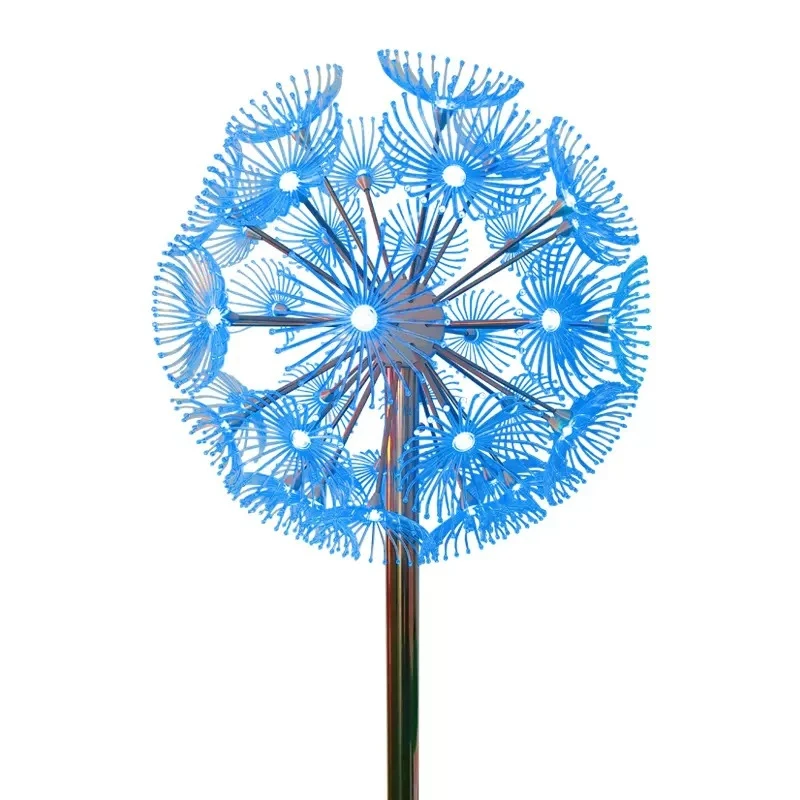 LED Simulation Dandelion Outdoor Fiber Optic RGB Landscape Lights 