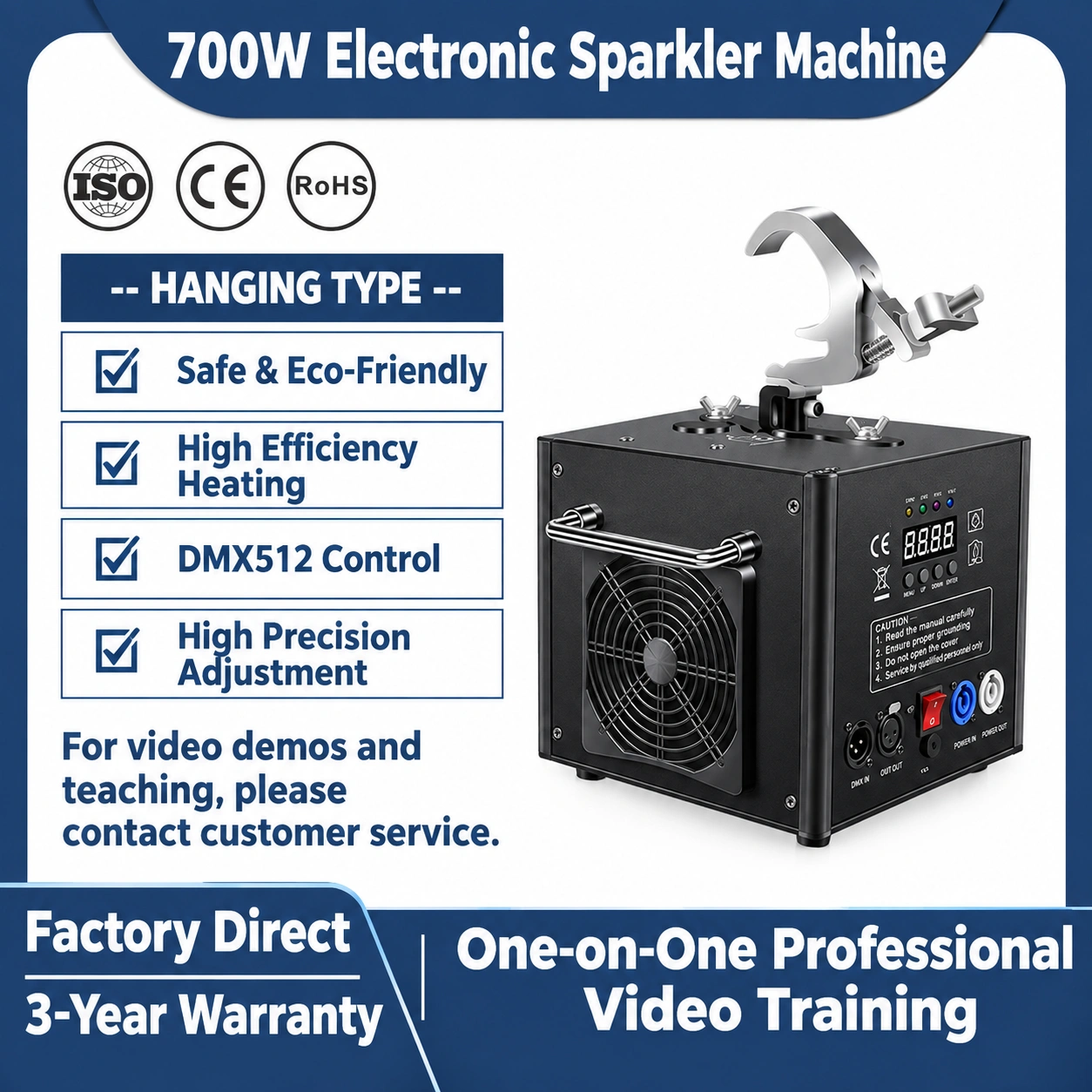 Electronic Sparkler Machine For stage and Event Celebration